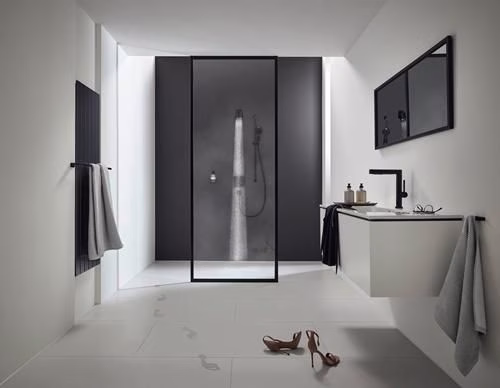 Detailbild 4039834 Hansgrohe doucheset PULSIFY SELECT 105 3 straalsoorten Relaxatie douchestang 900 millimeter mat zwart