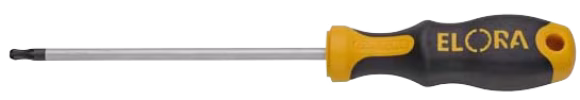 Schraubendreher mit Kugelkopf, TORX®, M8, 573-40 von ELORA Schraubendreher mit Kugelkopf, TORX®, 573 aus der Kategorie TORX-Schraubendreher mit der Artikelnr. 0573020401000