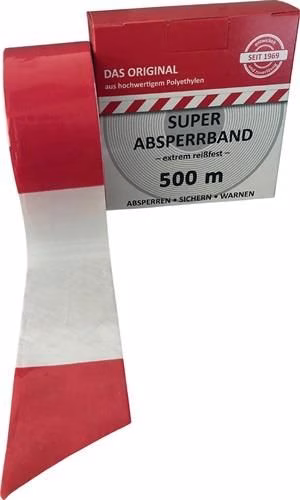 Absperrband Breite 80 mm KELMAPLAST aus der Kategorie Absperrungen und Baustellenabsicherung mit der Teilenummer 4000818330