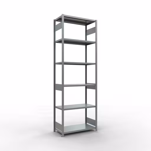 Grundregal, Fachbodenregal Stecksystem MULTIplus250, 3000 x 1000 x 500 mm (HxBxT), 7 Fachböden, Längenriegel, verzinkt von der Marke Schulte Lagertechnik Grundregal, Fachbodenregal Stecksystem MULTIplus250, 3000 x 1000 x 500 mm (HxBxT), 7 Fachböden, Längenriegel, verzinkt aus der Kategorie Grundregal mit der Artikelnummer 12952-LR