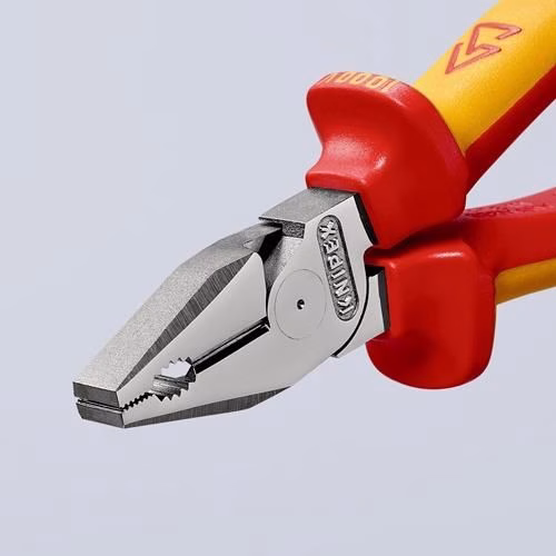 Kraftkombizange Länge 180mm verchromt Mehrkomponenten-Hüllen VDE KNIPEX