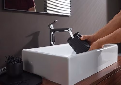 Detailbild 4073802 Hansgrohe Einhebel-Waschtischmischer 240 TALIS E Nennweite 15 ohne Ablaufgarnitur chrom