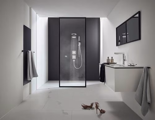 Hansgrohe Brauseset PULSIFY SELECT 105 3 Strahlarten Relaxation Brausestange 900 Millimeter chrom