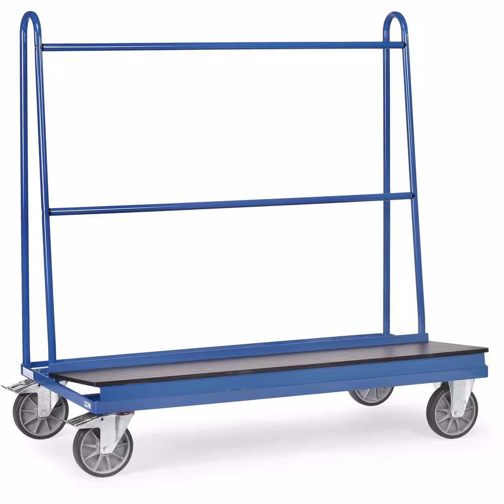 Plattenwagen 4445 Ladefläche aus rutschsicherer Siebdruckplatte aus wasserfestem Sperrholz von der Marke Fetra aus der Produktreihe Transportsysteme