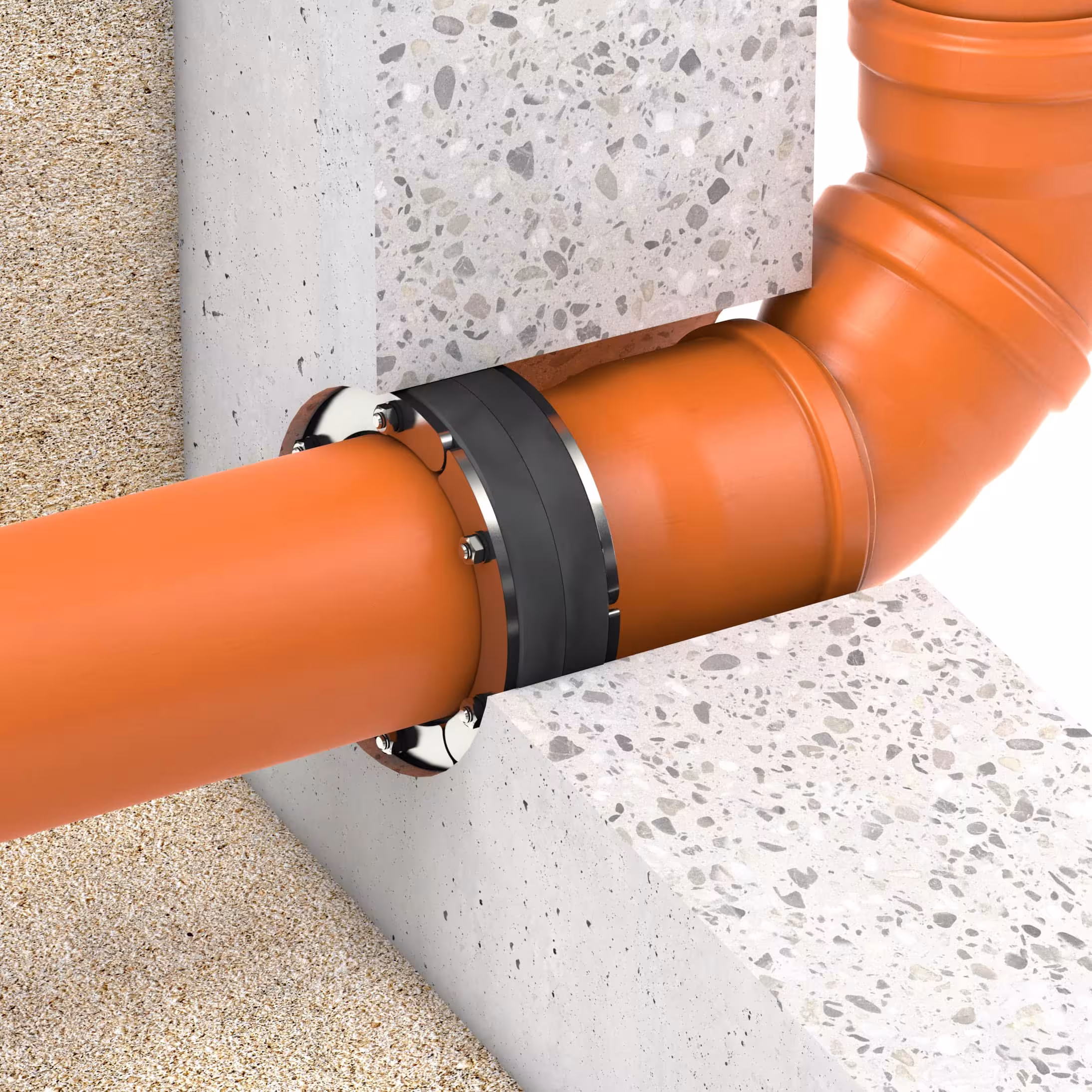 Ring-Raum-Dichtung 40mm RRD200/40/V2A/EPDM 1 x 118 mm von der Marke UGA System-Technik Ring-Raum-Dichtung 40mm Typ Durchmesser DN: 200 mm aus der Kategorie Ringraumdichtung mit der Artikelnr. 484020011824