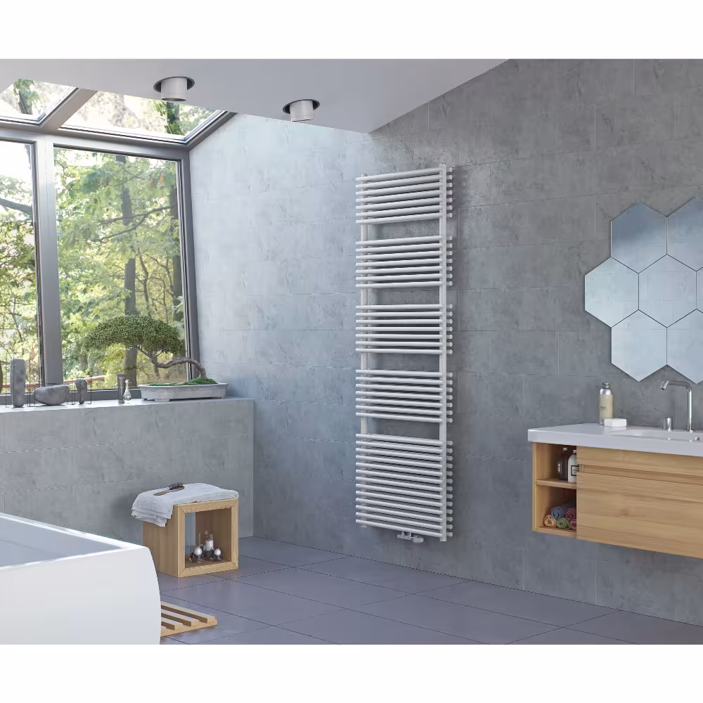 Badheizkörper Tec Duplex Mittenanschluss Weiß RAL 9003 1838x600 mm von der Marke Ximax Ximax Badheizkörper Tec Duplex Mittenanschluss Weiß RAL 9003 Typ Größe: 1838x600 mm aus der Kategorie Bad-Heizkörper mit der Artikelnr. 10133