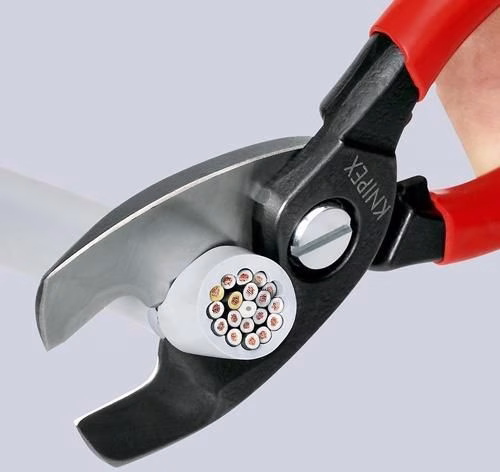 Kabelschere Länge 200 mm Kunststoff-Überzug KNIPEX