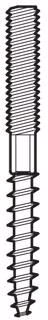 Technische Zeichnung 4061888 Stockschraube Typ 626 elektrolytisch verzinkt M 8 x 50 mm WALRAVEN