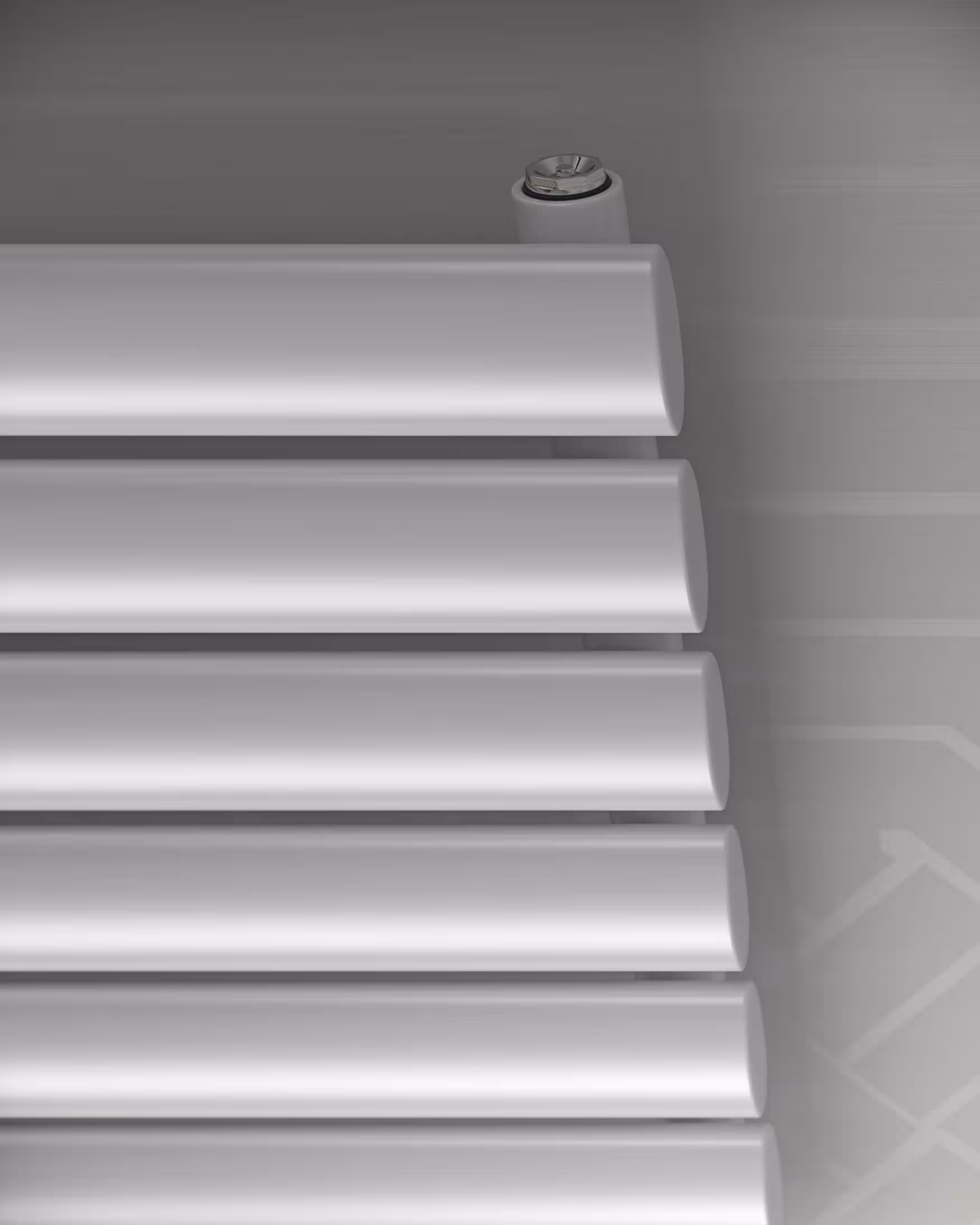 Raumheizkörper Fortuna horizontal 584 mm x 1000 mm 629 Watt Weiß RAL 9003 von der Marke Ximax aus der Kategorie Heizkörper