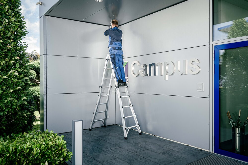 Milieubild 3815552 Munk Teleskopleiter 4-teilig ohne Traverse 4x4 Sprossen