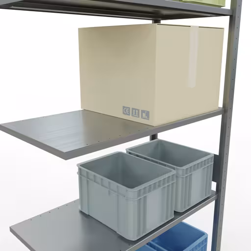 Anbauregal, Fachbodenregal Stecksystem MULTIplus150, 3000 x 1000 x 500 mm (HxBxT), 7 Fachböden, Längenriegel, verzinkt aus der Kategorie Anbauregal mit der GTIN 4004514280817 Anbauregal, Fachbodenregal Stecksystem MULTIplus150, 3000 x 1000 x 500 mm (HxBxT), 7 Fachböden, Längenriegel, verzinkt von der Marke Schulte Lagertechnik aus der Produktreihe Stecksystem