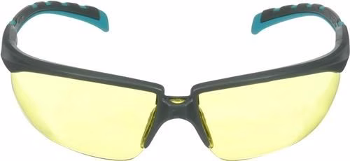 Detailbild 4004161 Veiligheidsbril S2003SGAF-BGR-EU EN 166 EN170 EN 172 grijs/turquoise veren, geel glas