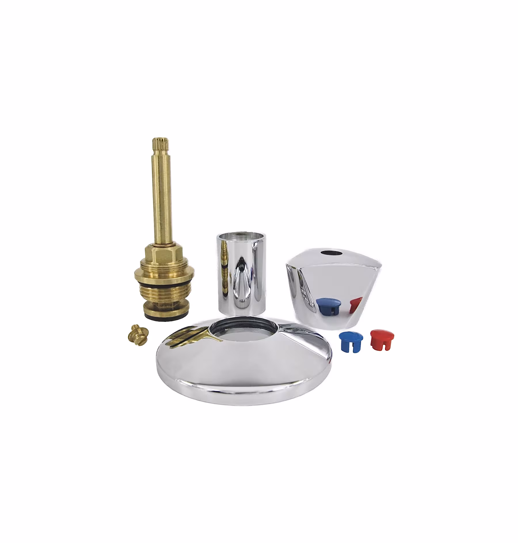 Universal Oberteil-Griff Set komplett für Unterputzventil UPV 3/4" Zoll UP - Ersatzoberteil, Fertigmontage Set von der Marke Puteus Oberteile für Unterputzventil Typ Größe: 3/4 Zoll aus der Kategorie Kugelhähne & Absperrventile mit der Artikelnr. 52386-11469