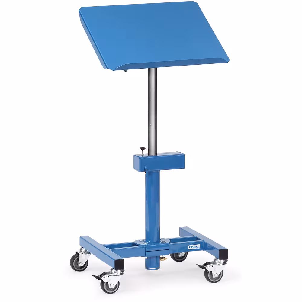 Materialständer Absenkdämpfung für Kunststoffkästen, Stahlblechkästen, Drahtkörbe usw., höhenverstellbar und fahrbar Typ Höhenverstellbar von-bis: 720-1070 mm aus der Kategorie Materialständer mit der Artikelnr. 3291