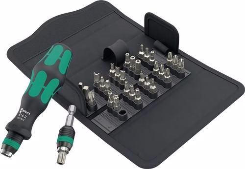 Coffret de 32 embouts de sécurité Wera KK 71 pour vis de sécurité Coffret de 32 embouts de sécurité WERA KK 71 pour vis de sécurité, catégorie Embouts et porte-embouts, référence 4000829890