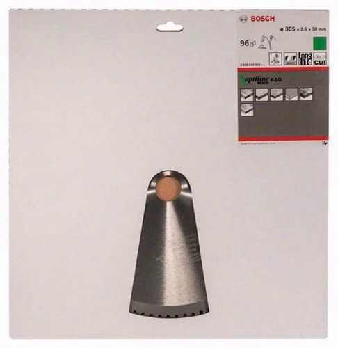 Detailbild 4043170 Kreissägeblatt PRO Wood Außendurchmesser 305 mm Zähne 96 Wechselzahn / Negativzahn Bohrung 30 mm Schnittbreite 2,5 mm Hartmetall BOSCH