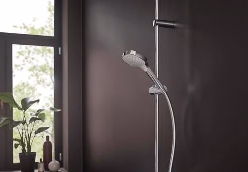 Detailbild 4010310 Hansgrohe Handbrause CROMA SELECT E VARIO Nennweite 15 weiß/chrom