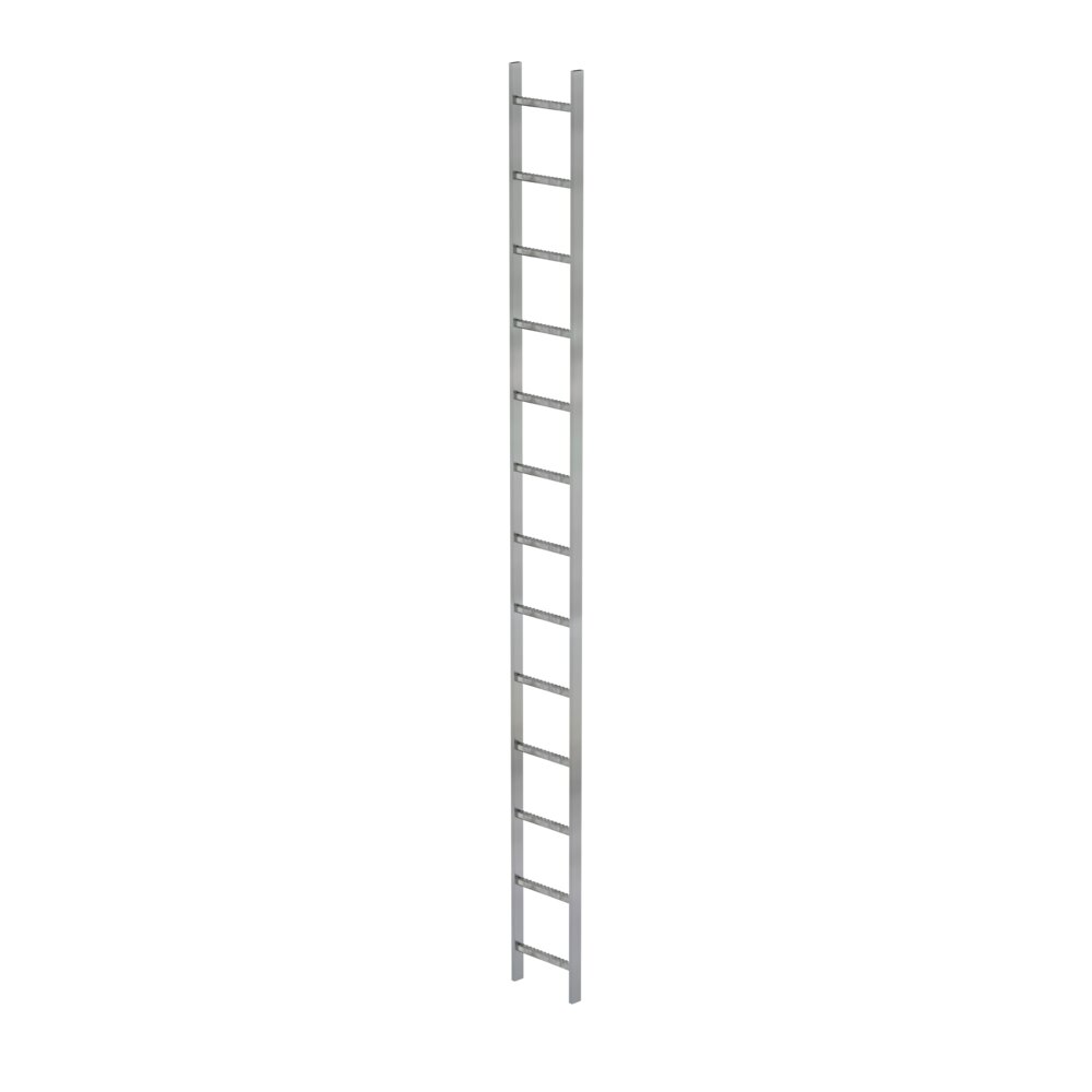 Munk schachtladder, staal, thermisch verzinkt, 300 mm vrije breedte, 13 sporten, van Günzburger Steigtechnik Munk schachttrap, staal, thermisch verzinkt, 300 mm vrije opening, uit de categorie schachttechnologie, artikelnummer 060013