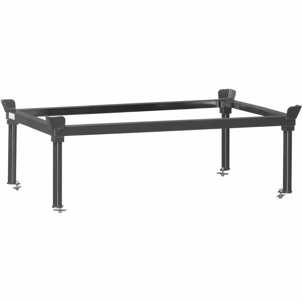 Aufsetzrahmen 22921-7016 für mit Fangecken, stabile Stützrohre mit Fußplatten, einsteckbar in Eckhülsen am Aufsetzrahmen von der Marke Fetra aus der Produktreihe Transportsysteme