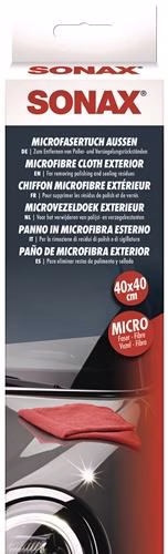 MicrofaserTuch rot L400xB400mm SONAX aus der Kategorie Putz- und Wischtücher Handtücher Handtuchrollen mit der Teilenummer 4000347525