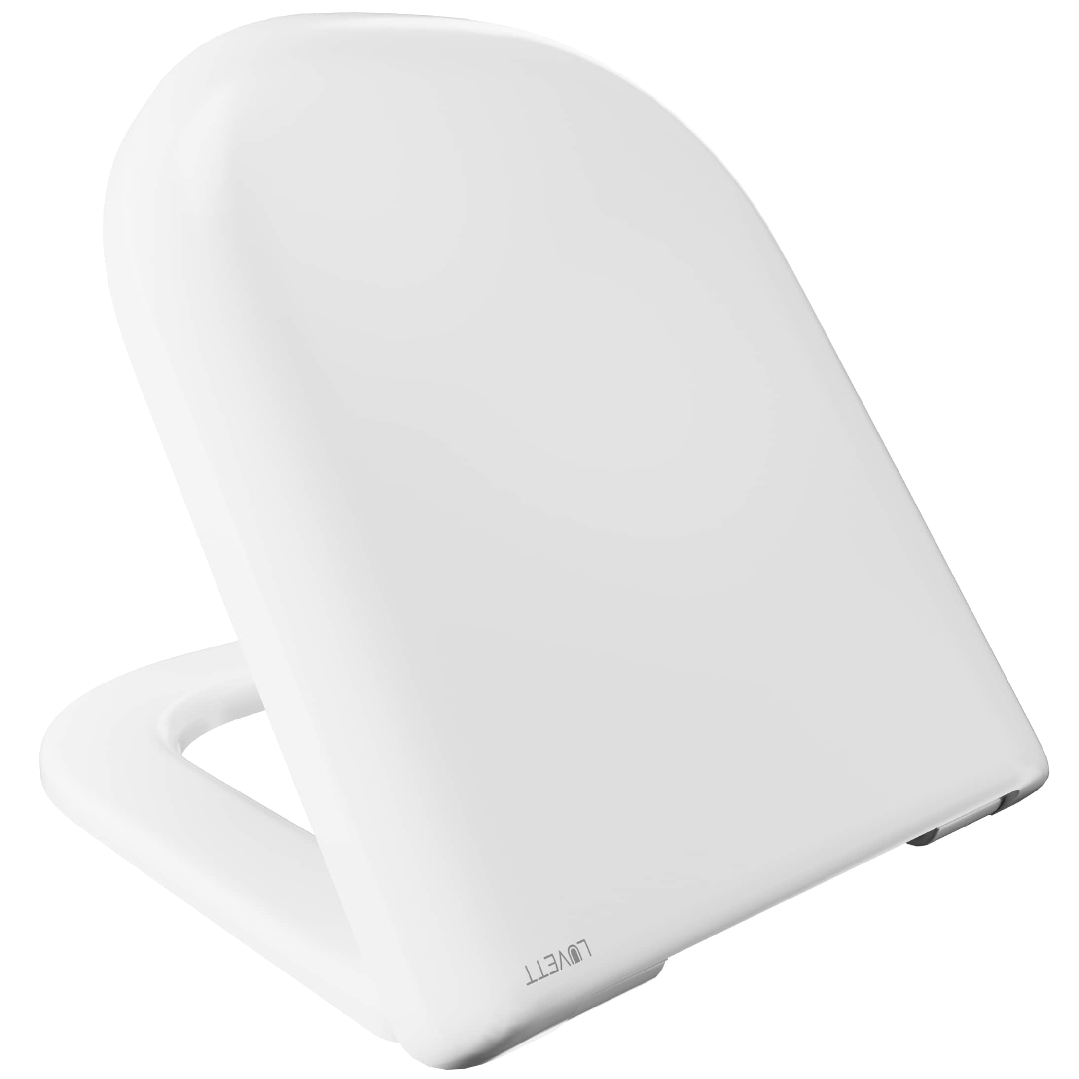 WC-Sitz D900 D-Form Weiß mit Absenkautomatik aus der Kategorie WC/Toiletten mit der Artikelnummer 547344