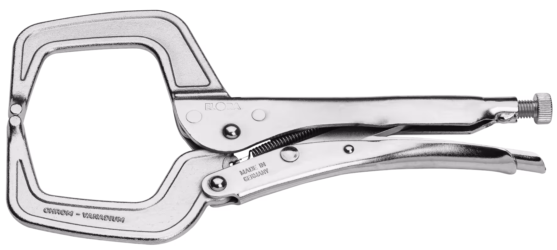 Klammergripzange, C-Form, Spannweite 0-90 mm, ELORA-507-280/S aus der Kategorie Gripzangen mit der Artikelnr. 0507102813000