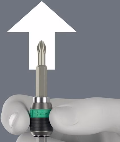 Portainserti per caricatore Kraftform Kompakt Pistol RA-R 1 7 pezzi BZT PH/PZ/TORX® WERA