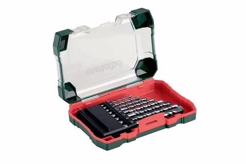 Steinbohrersatz 8-teilig Inhalt:3/4/5/5,5/6/7/8/10mm HM gefräßt Kunststoff -Kassette Metabo
