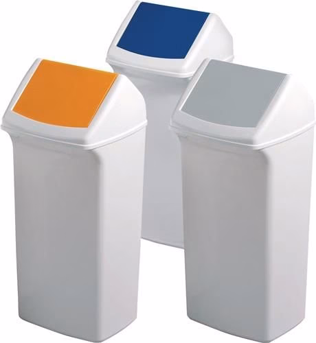 Cestino per la raccolta differenziata da 40 l, altezza 747 mm x larghezza 320 mm x profondità 366 mm con coperchio, DURABLE, della categoria cestini e contenitori per rifiuti, codice articolo 9000468632