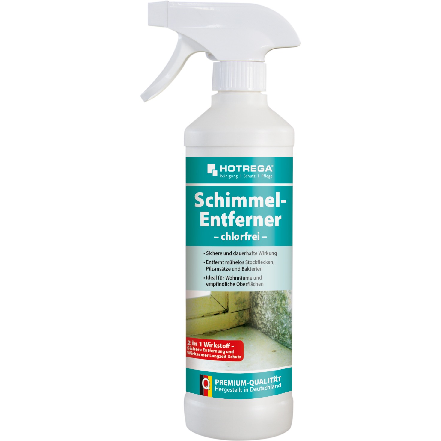 24 Stück - Schimmel-Entferner - chlorfrei - 500 ml Sprühflasche aus der Kategorie Schimmel Behandlung mit der Artikelnummer H240501