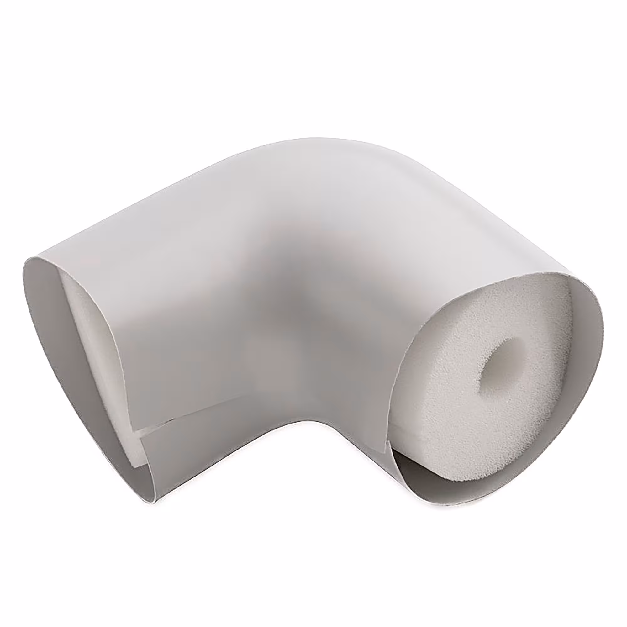 Rohrisolierungen Weichschaumbögen mit PVC Typ Größe: Nennweite 48 mm, Iso 25 mm aus der Kategorie PUR Isolierung mit der Artikelnr. 082PUP025048