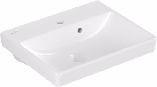 Handwaschbecken Avento 450 x 370 mm, mit Überlauf weiß Alpin weiß VILLEROY & BOCH von der Marke Villeroy & Boch Handwaschbecken AVENTO 450 x 370 mm, mit Überlauf VILLEROY & BOCH aus der Kategorie Waschbecken und Waschtische mit der Teilenummer 6000680639