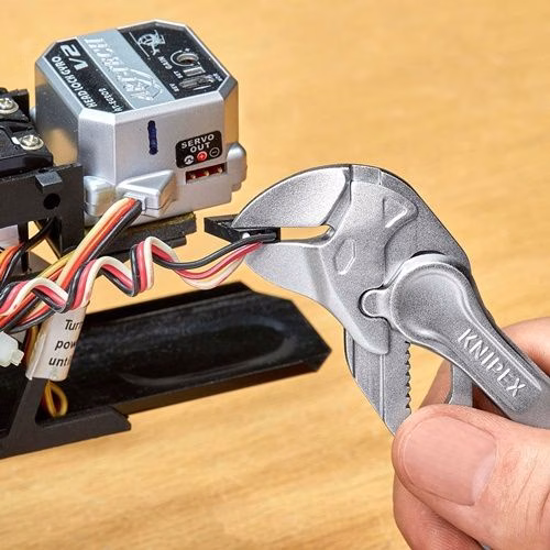 Zangenschlüssel XS Länge 100 mm Spannweite 21 mm verchromt aufgeprägte raue Oberfläche KNIPEX