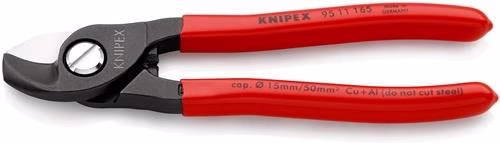 Kabelschere Länge 165 mm Kunststoff-Überzug KNIPEX von der Marke Knipex Kabelschere Länge 165 mm KNIPEX aus der Kategorie Scheren mit der Teilenummer 4000810905