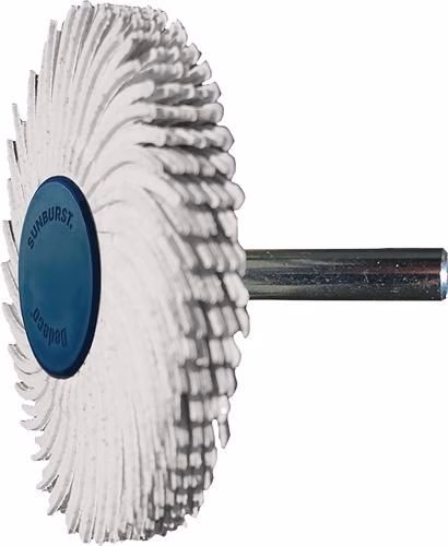 Radialbürstenscheibe Sunburst Durchmesser 51mm Korn 120 Weiß 10000min-¹ TYROLIT von der Marke Tyrolit Radialbürstenscheibe Sunburst TYROLIT aus der Kategorie Schruppscheiben mit der Teilenummer 4000845559