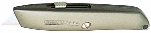 Couteau universel 99 E, longueur totale 155 mm, rétractable, vendu sans emballage, marque STANLEY Couteau universel STANLEY de la catégorie couteaux, cutters et grattoirs, référence 4000787004