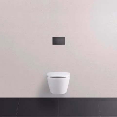 Detailbild 4018683 Duravit Wand-WC Set 540 mm D-Neo Weiß, Tiefspüler rimless, WC-Sitz mit Absenkautomatik, inklusive Durafix