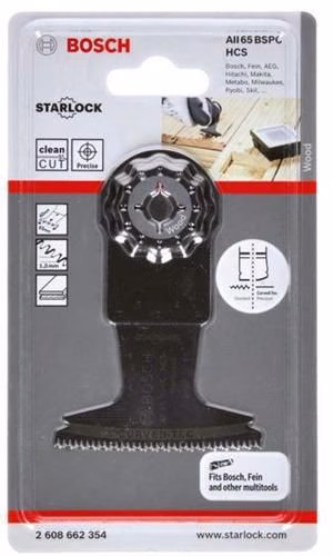 Detailbild 4066298 Tauchsägeblatt AII 65 BSPC Breite 65 mm Eintauchtiefe 40 mm Starlock 1er Packung 2608662354 BOSCH