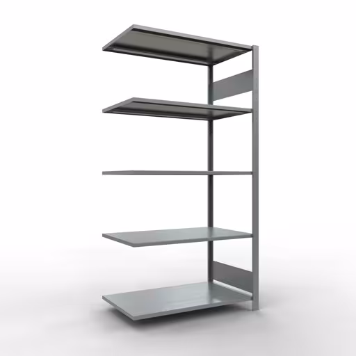 Anbauregal, Fachbodenregal Stecksystem MULTIplus150, 2000 x 1000 x 600 mm (HxBxT), 5 Fachböden, Längenriegel, verzinkt von der Marke Schulte Lagertechnik Anbauregal, Fachbodenregal Stecksystem MULTIplus150, 2000 x 1000 x 600 mm (HxBxT), 5 Fachböden, Längenriegel, verzinkt aus der Kategorie Anbauregal mit der Artikelnummer 12765-LR