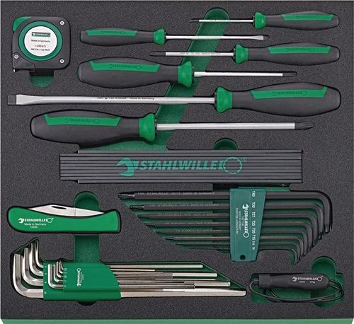 Detailbild 4027109 Werkstattwagen 93/157QR B877xT481xH1000mm 500 kg 6 Schubladen 157-teilig Stahlblech STAHLWILLE