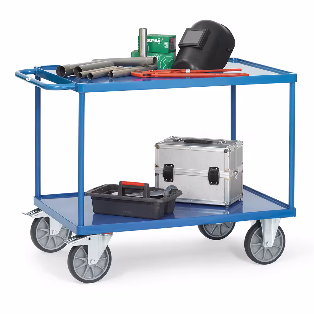 Tischwagen 2400W - Stahlblech-Wannen Breite 500 mm, Länge 850 mm von Fetra mit der Artikelnr. 2400W