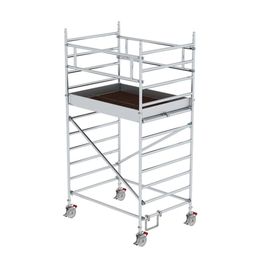 Munk Rollgerüst 1,35 x 1,80 m mit Doppel-Plattform Plattformhöhe 2,35 m von Günzburger Steigtechnik Munk Rollgerüst 1,35 x 1,80 m mit Doppel-Plattform aus der Kategorie Rollgerüste mit der Artikelnr. 173235, Baugewerbe, Gerüste, Krippe, Mobiliar, Bett für Säuglinge