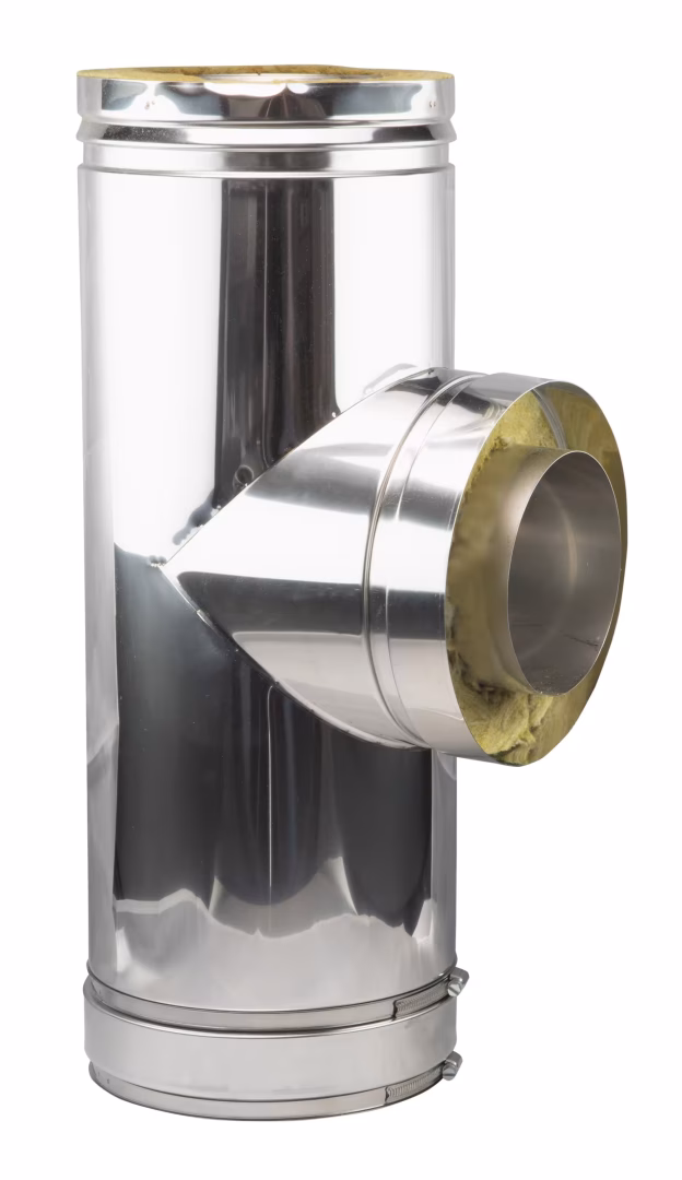 Doppelwandiger DW-FU Feuerungsanschluss 87° D450 mit Klemmband von Skoberne Doppelwandiger DW-FU Feuerungsanschluss 87° D450 mit Klemmband aus der Kategorie Edelstahl Abgassystem doppelwandig mit der Artikelnr. 671534