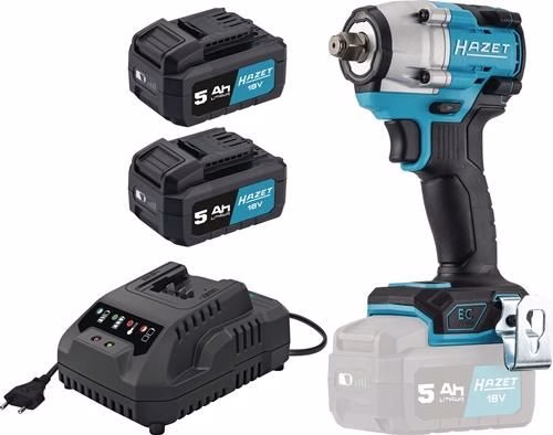 HAZET 9512-600/4 18V 5Ah 12,5 mm (1/2 inch) 4-punts 406 Nm Accu-slagmoersleutel HAZET 9512-600/4 18V 5Ah 12,5 mm (1/2 inch) 4-punts 406 Nm accu-slagmoersleutel uit de categorie accuschroevendraaiers en slagmoersleutels met artikelnummer 4681154024