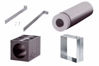 Montagematerial dezentrale Lüftungsanlagen Montagematerial dezentrale Lüftungsanlagen