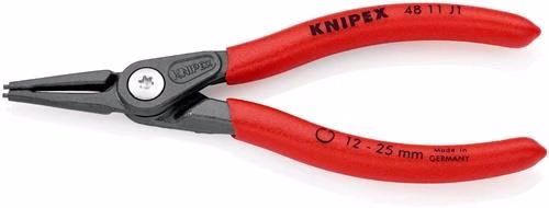 Pince à circlips de précision J 1 pour alésages Ø 12-25 mm, longueur 140 mm, KNIPEX par Knipex Pince à circlips de précision KNIPEX à pointes droites, de la catégorie pinces à circlips, référence 4000810539