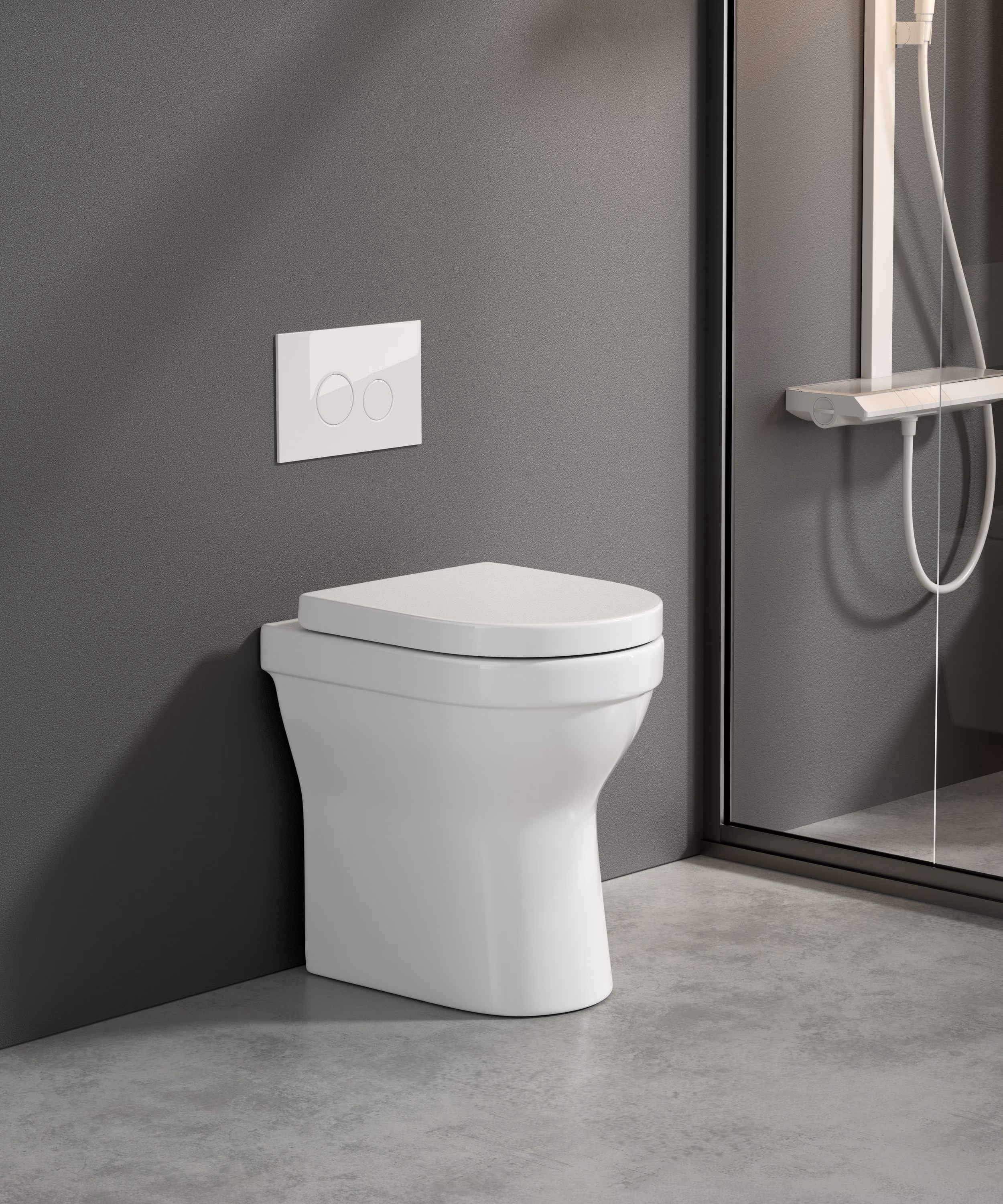 sanicomfort Stand-WC Cozy Tiefspüler ohne Spülrand weiß glänzend von der Marke sanicomfort sanicomfort Stand-WC Cozy aus der Kategorie Stand-WC mit der Teilenummer 1273817
