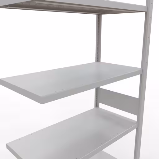 Anbauregal, Fachbodenregal Stecksystem MULTIplus330, 3000 x 1000 x 500 mm (HxBxT), 7 Fachböden, Längenriegel, RAL 7035 lichtgrau aus der Kategorie Anbauregal mit der GTIN 4004514296634 Anbauregal, Fachbodenregal Stecksystem MULTIplus330, 3000 x 1000 x 500 mm (HxBxT), 7 Fachböden, Längenriegel, RAL 7035 lichtgrau von der Marke Schulte Lagertechnik aus der Produktreihe Stecksystem