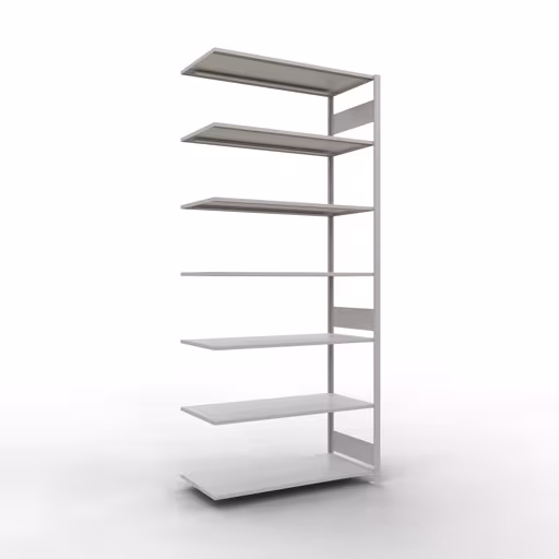 Anbauregal, Fachbodenregal Stecksystem MULTIplus150, 3000 x 1300 x 600 mm (HxBxT), 7 Fachböden, Längenriegel, RAL 7035 lichtgrau von der Marke Schulte Lagertechnik Anbauregal, Fachbodenregal Stecksystem MULTIplus150, 3000 x 1300 x 600 mm (HxBxT), 7 Fachböden, Längenriegel, RAL 7035 lichtgrau aus der Kategorie Anbauregal mit der Artikelnummer 32667-130-LR