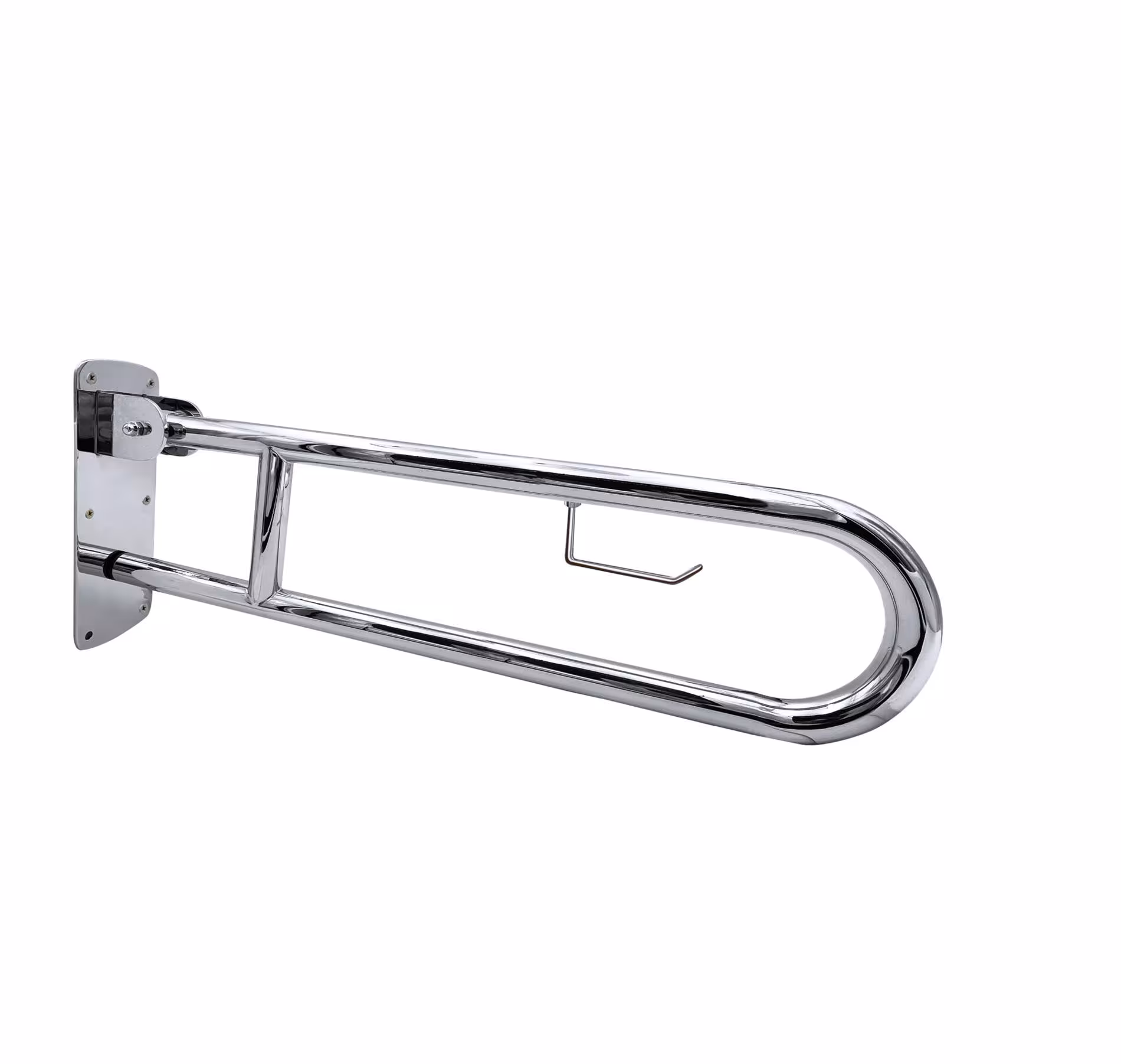 WC-Aufstehbügel Uwe ca. 79 cm, chromfarben, inkl. WC-Papierhalter, aus der Kategorie Haltegriffe mit der Artikelnummer A220200